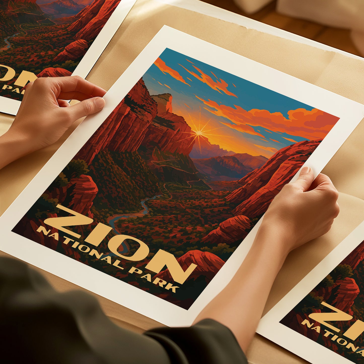 Zion National Park Poster