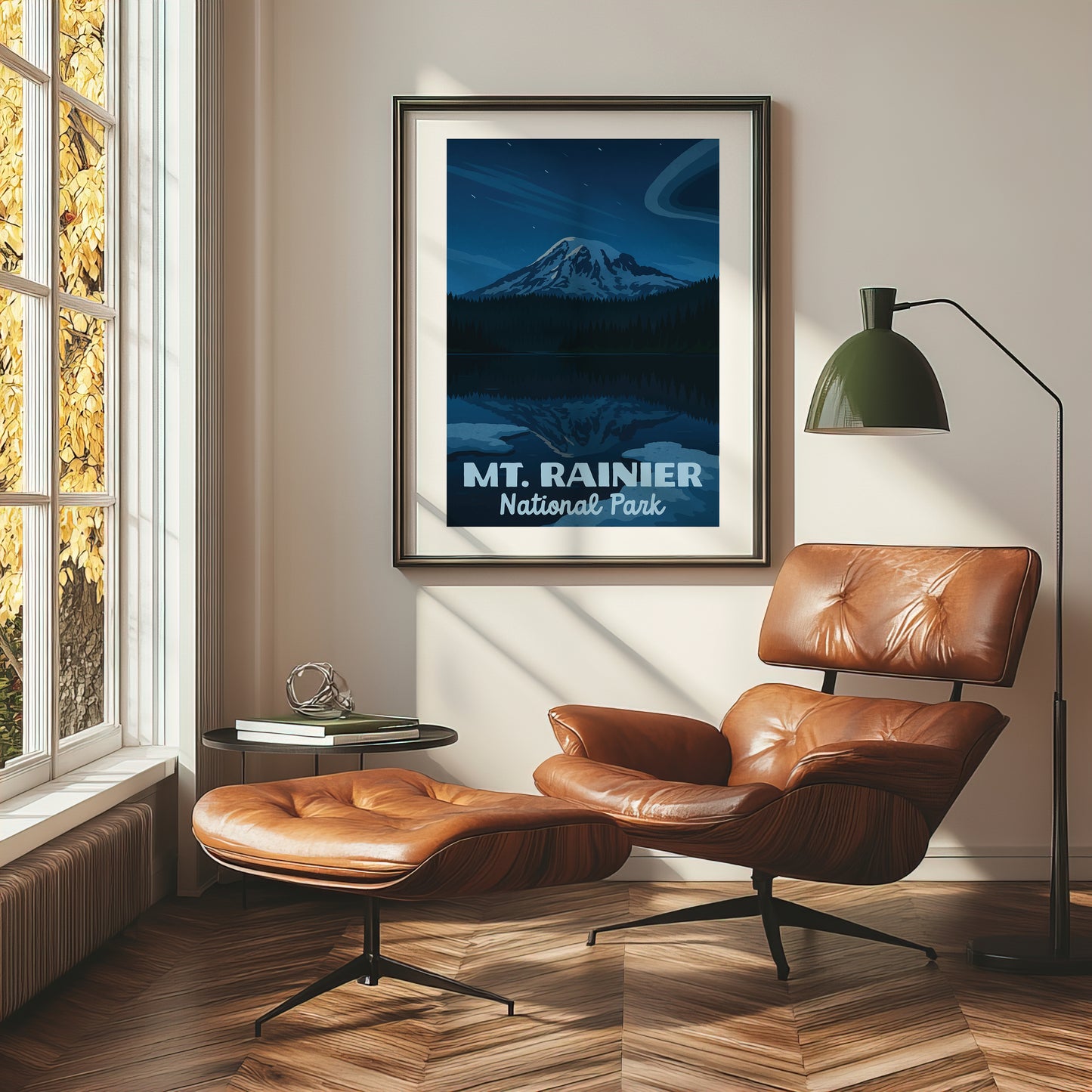 Mt Rainier National Park Poster