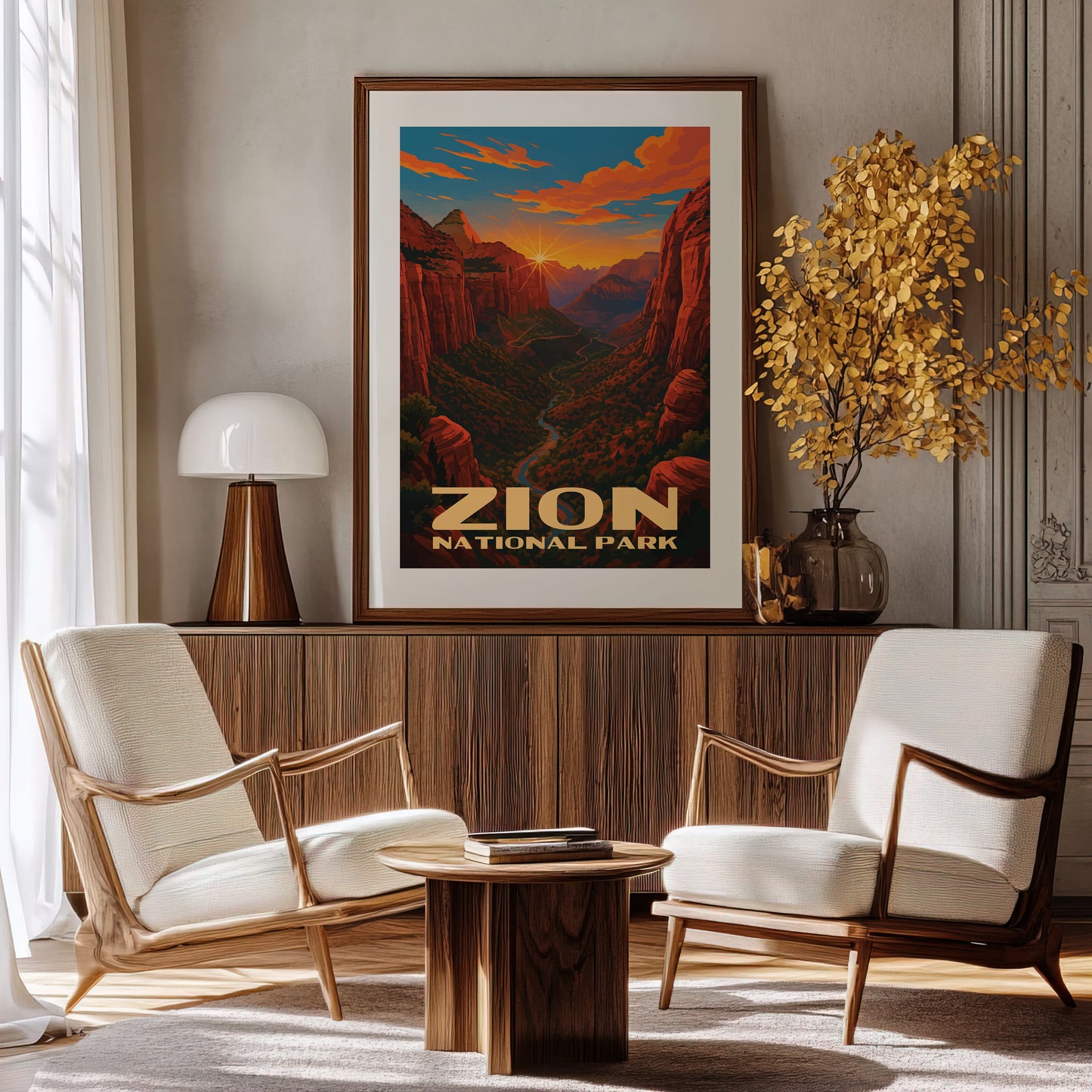 Zion National Park Poster