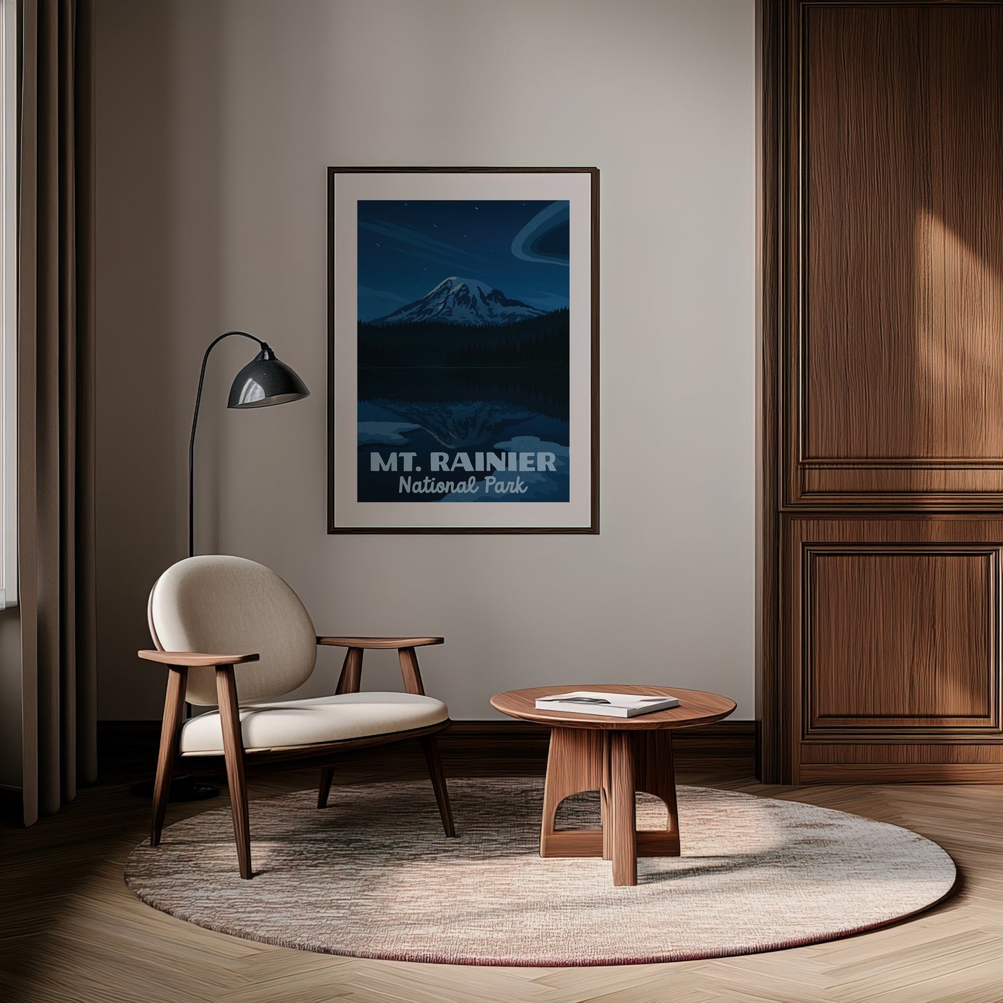 Mt Rainier National Park Poster