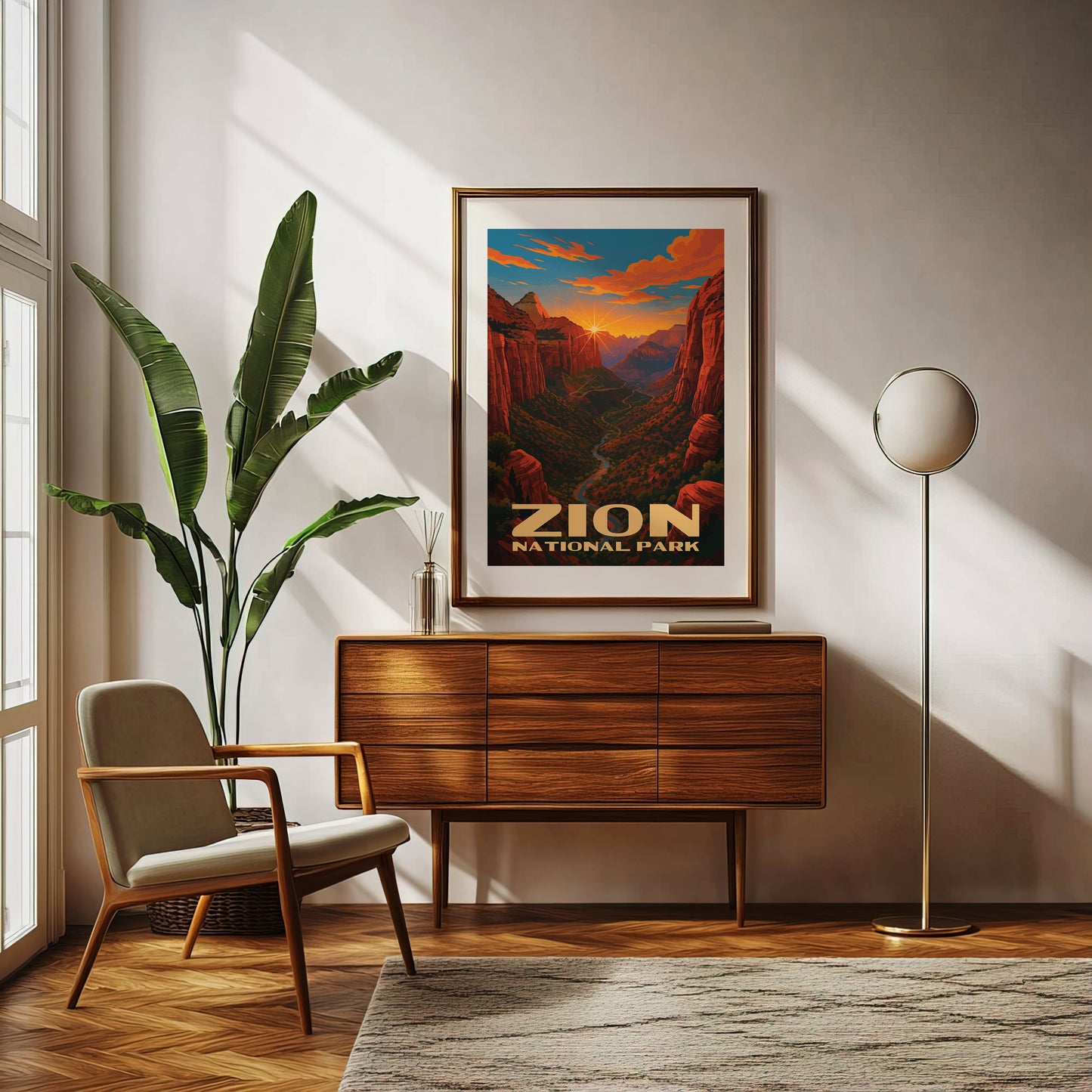 Zion National Park Poster
