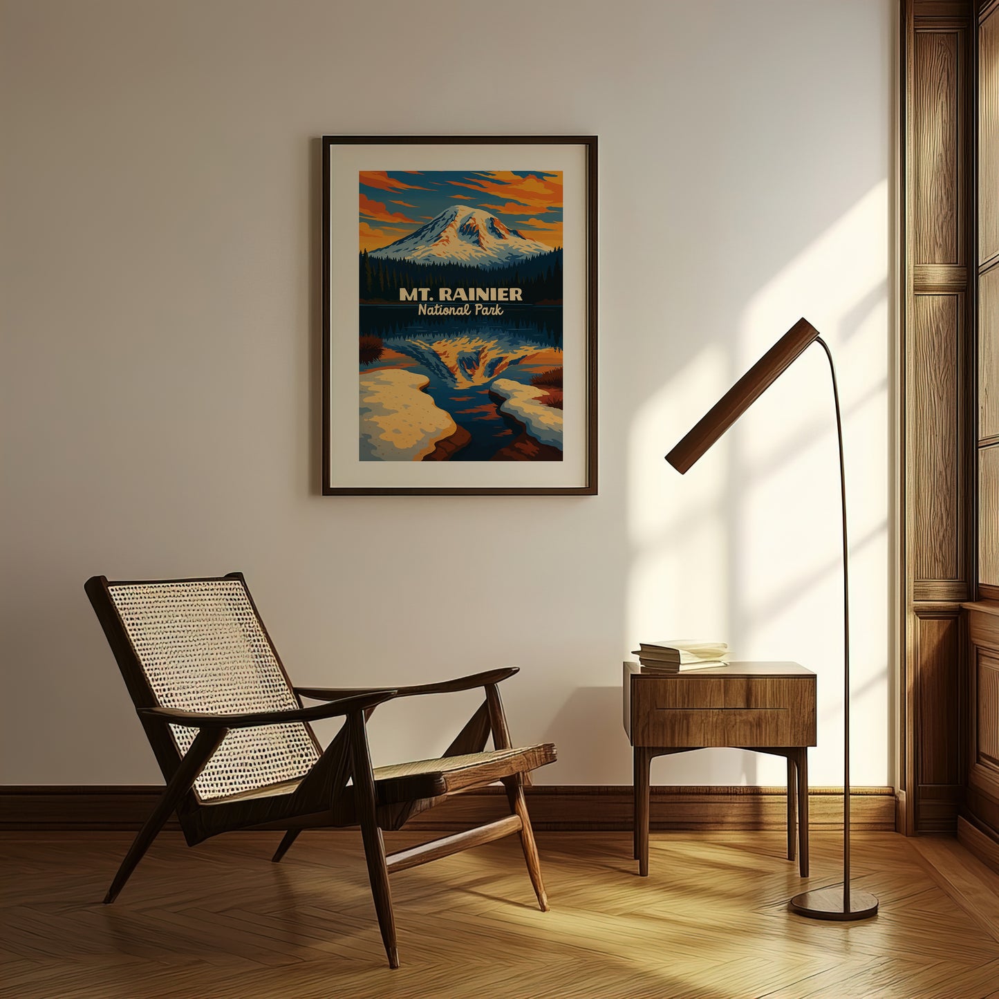 Mt Rainier National Park Poster #2