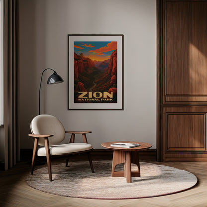 Zion National Park Poster