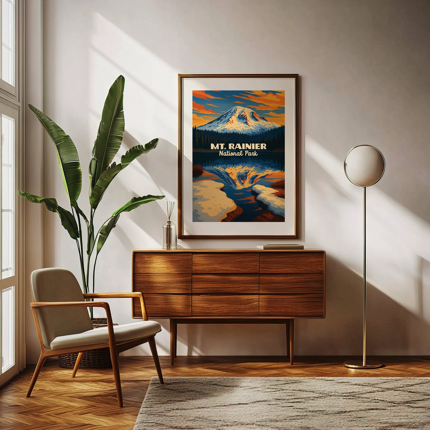 Mt Rainier National Park Poster #2