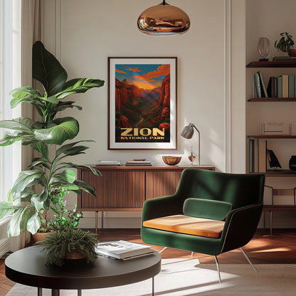 Zion National Park Poster